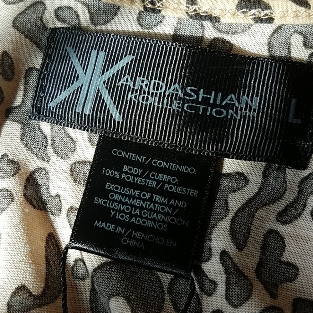 Kardashian Kollection Leopard Print Tank Top - Picture 6 of 8